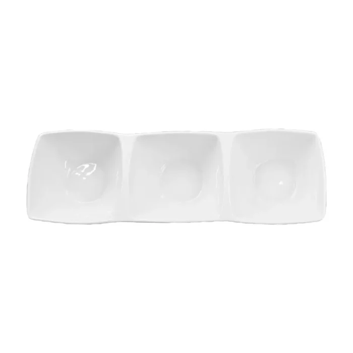 45378035-1 Plato Piqueo 15" 3 Divisiones Cuadradas - Imagen 1