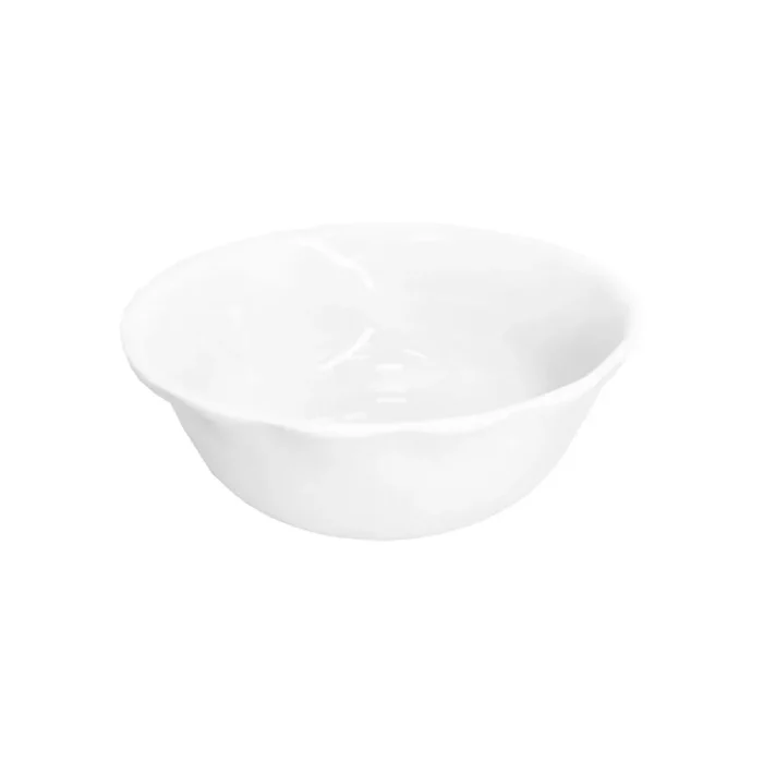 45414152-1 Bowl Ondas Loza Blanca 8" (20x20x8 cm) - Imagen 1