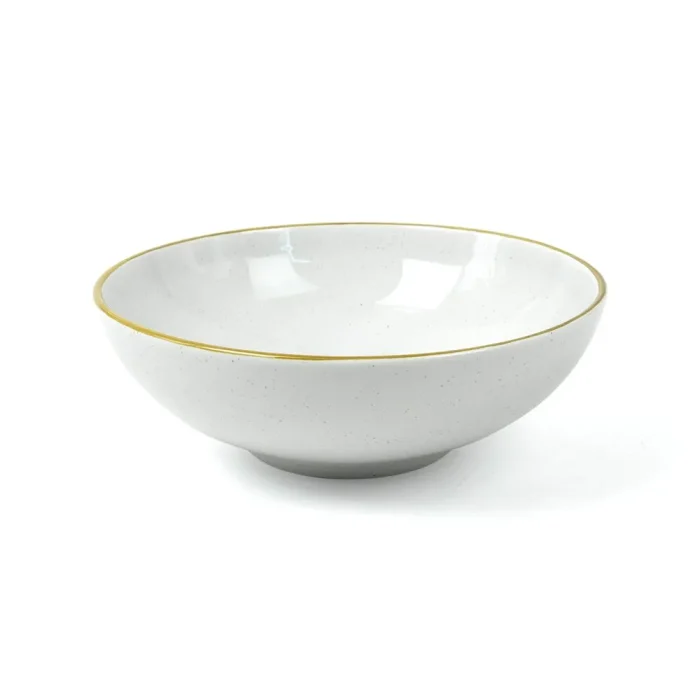 45414171-1 Bowl Grande 18X8 Cm Beige Jaspeado - Imagen 1