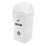 Papelera Bodeguita Blanco (Plásticos) Vaiven 75 Lt Ecobasa # 9280 Basa