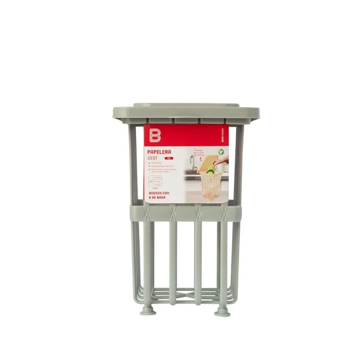 Papelera Cest Calada 5 L - Gris - Imagen 2