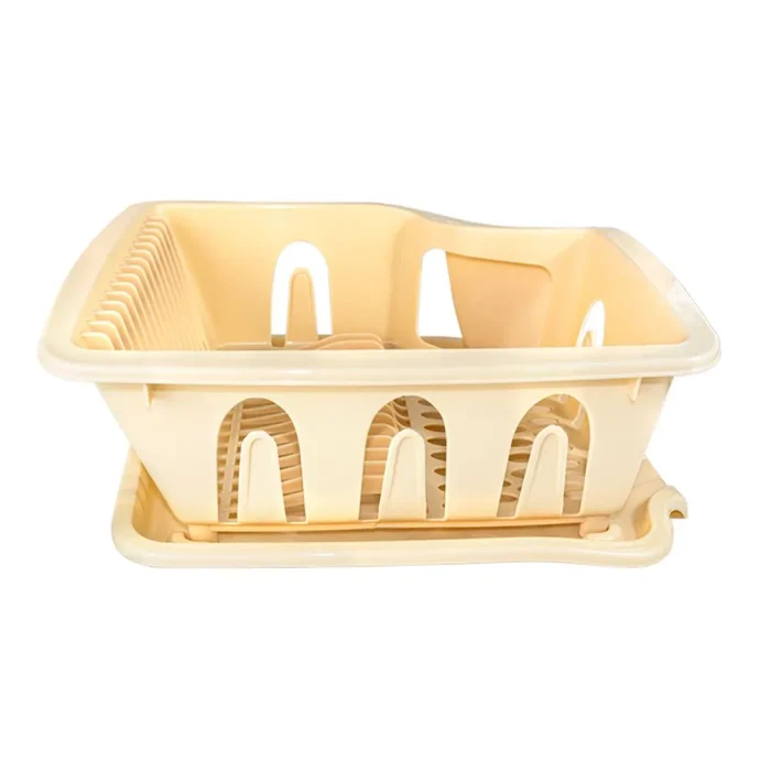 70068071-1 (1) Escurridor Buen Hogar 14 Pz Crema # 8140 Basa - Imagen 1