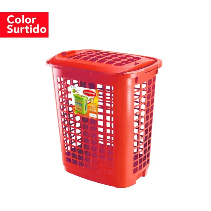 70086123-1 Cesto de Ropa Dubai Mega (Color Surtido) - Polinplast - Imagen 1