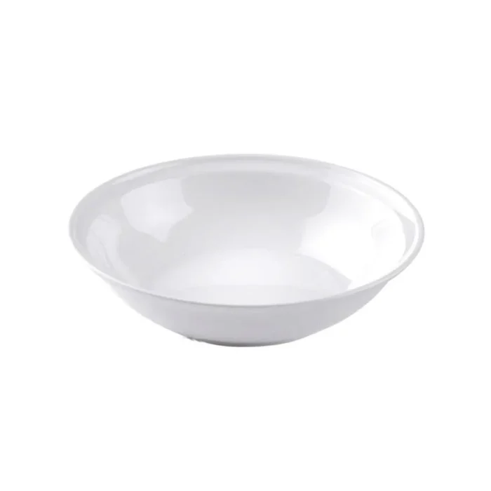 70129618-1 Plato Hondo Melamine 8" Blanco - Imagen 1