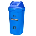 Papelera Bodeguita Azul (Papel Y Cartón) C/T Vaiven 50 Lt Ecobasa (7940)