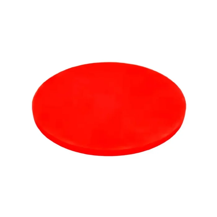 70176185-1 Tabla Picar Redonda Rojo 35x2cm - Imagen 1