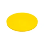 Tabla Picar Redonda Amarillo 35x2cm