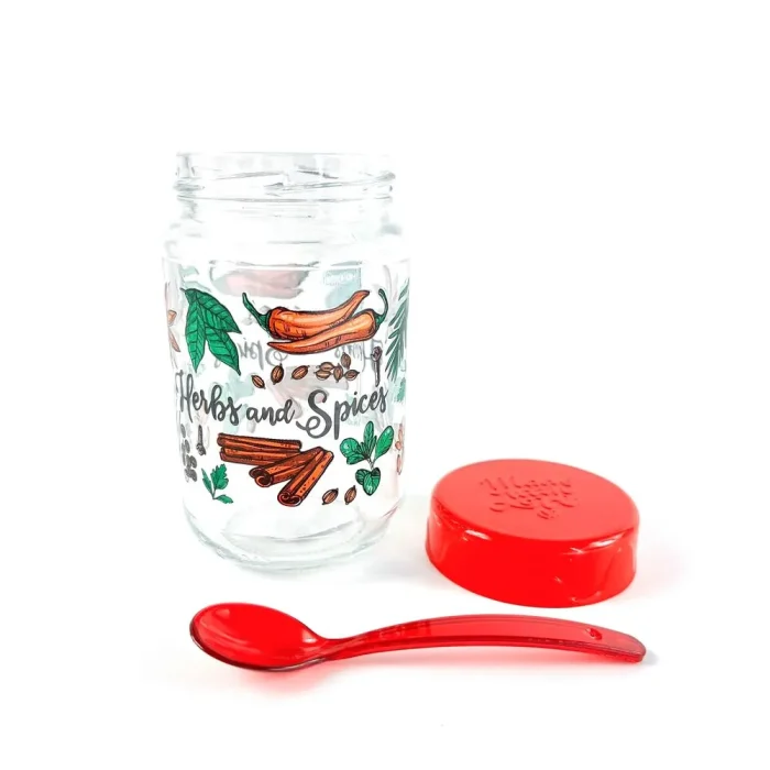 Especiero 370Cc Decorado C/Cucharita - Imagen 2