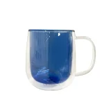 Taza De Vidrio De Borosilicato Sky Azul 280Ml