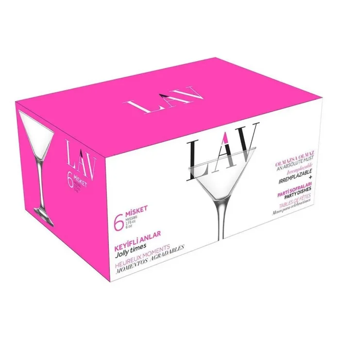 Set X 6 Copas Misket Martini 175 Cc - Imagen 2