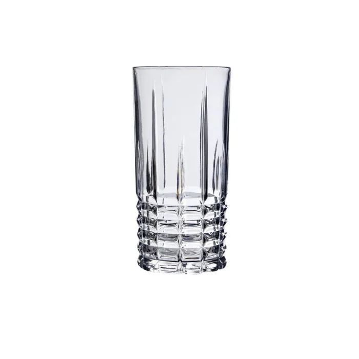 90416059-1 Set X 6 Vaso Alto Labrado Transp 400Ml - Imagen 1
