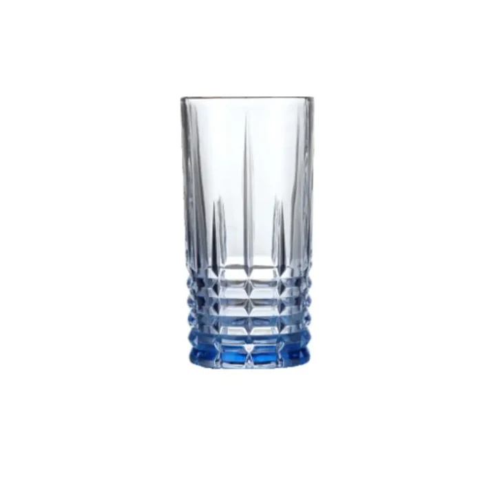 90416060-1 Set X 6 Vaso Alto Labrado Azul 400Ml - Imagen 1