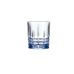 Set X 6 Vaso Bajo Labrado Azul 315Ml