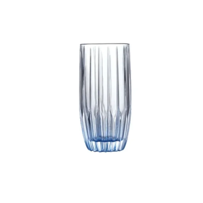 90416090-1 Set X 6 Vaso Alto Labrado Azul 355Ml - Imagen 1
