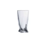 Set X 6 Vaso Alto Liso Curvo Transp 360Ml