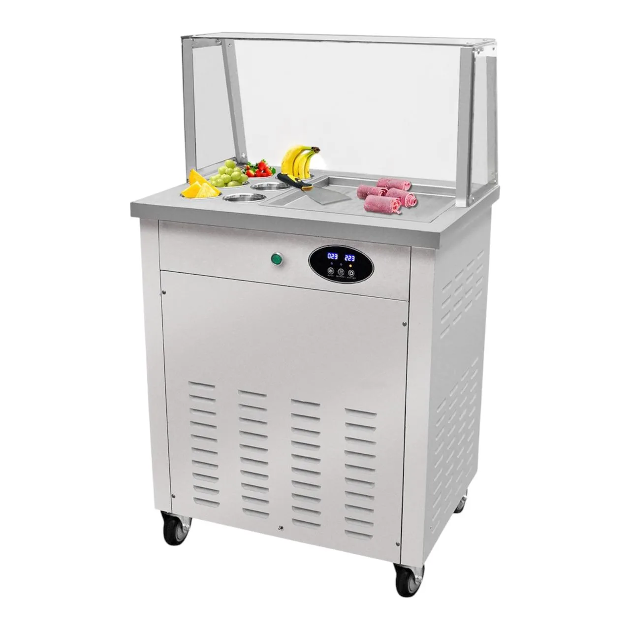 Máquina de Helado Frito 1 Plancha DKF-1C - Imagen 1