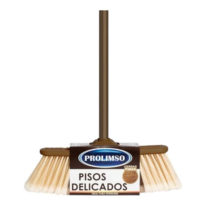 pisosdelicados Escoba Pisos Delicados C/Mango Metálico - Imagen 1