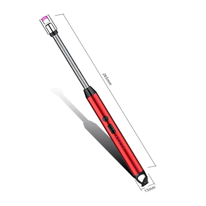 30233005-2 Encendedor Rojo Eléctrico de Cocina Recargable Usb - Imagen 2