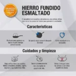 Sartén H.Fundido Profundo 1,9 Lt/2Qt Esmaltado - Imagen 4