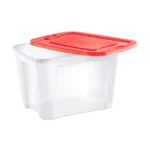 Caja Megabox N#70 Transparente C/Tapa Color (68 Lts.)