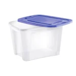 Caja Megabox N#50 Transparente C/Tapa Color (37 Lts.)