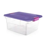 Caja Lok-It N#10 Transparente C/Tapa Color