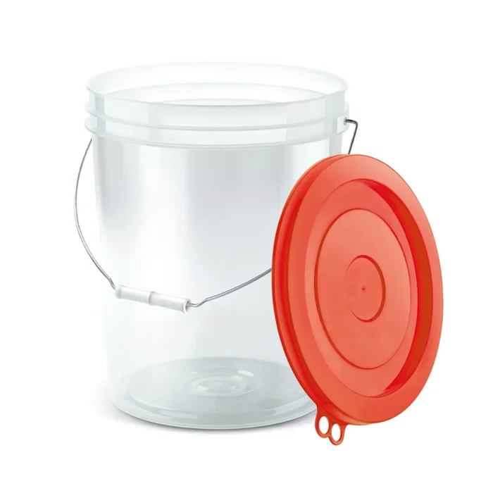 T0805000T-min Balde 20Lts C/Tapa Color C/Asa de Metal  (T0805000T) Polinplast - Imagen 1