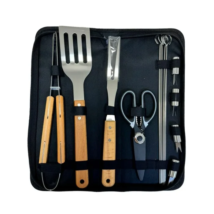 10390073-1 Set Utensilios Parrillero x15 Pzas c/Estuche - Imagen 1