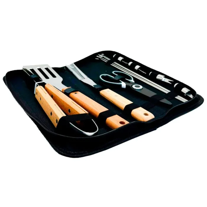 10390073-2 Set Utensilios Parrillero x15 Pzas c/Estuche - Imagen 2