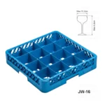 Rack para Vasos 16 Compartimientos/Maquinas Lavavajillas