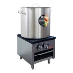 Olla 130Lts C/Tapa de Acero Inox. 304 C/Base Inferior Triple Capa - Imagen 4