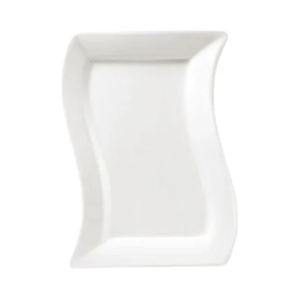 Plato Rectangular Onda #10.5