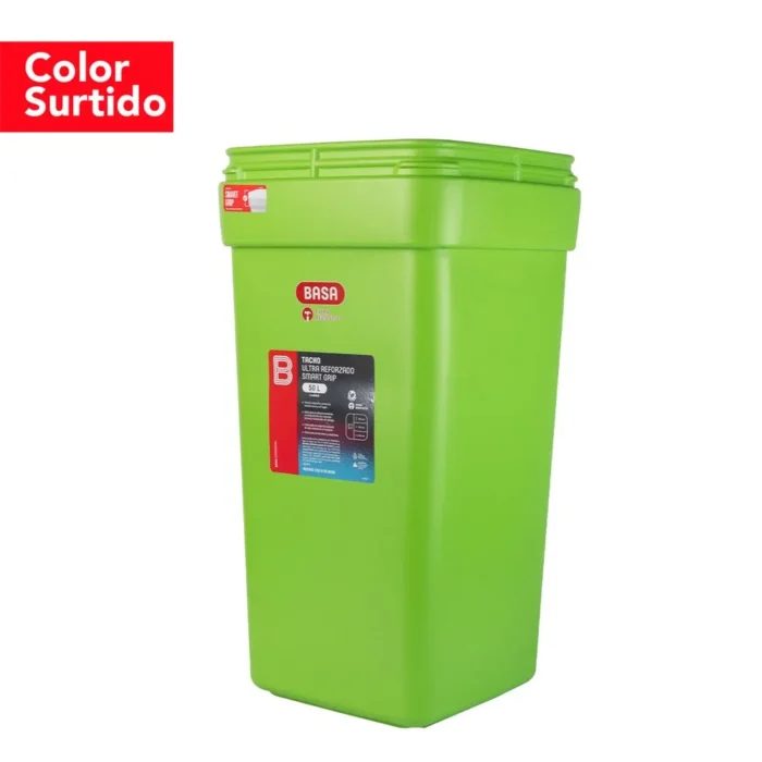 Tacho Ultra Reforzado Smart Grip 50L (Color Surtido) - Imagen 2