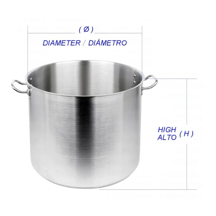 8b696376-2c05-4a83-8c67-59ce29dc3cf0_11zon Olla 130Lts C/Tapa de Acero Inox. 304 C/Base Inferior Triple Capa - Imagen 2