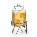 Dispensador de Vidrio 10 Lt Martillado c/Rack - Imagen 2