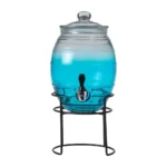 Dispensador de Vidrio 10 Lt Barril Color c/Rack