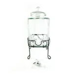 Dispensador De Vidrio Cuadrado. 6 Lt C/Estante