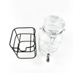 Dispensador De Vidrio 3.8 LT/ Hermet. Con Rack Base Tapa Transp. - Imagen 3