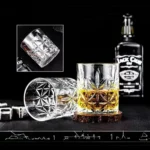 Set x6 Vasos Bajos Labrados c/Estrellas de 310 ml - Imagen 4