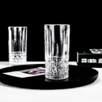 Set x6 Vasos Altos Labrados c/Diamantes de 350 ml - Imagen 4