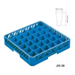 Rack para Vasos 36 Compartimientos/Maquinas Lavavajillas