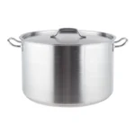 Olla Chata 83Lt C/Tapa Acero Inox. 304 C/Base Inferior Triple Capa