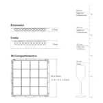 Extensión para Vasos 16 Compartimientos - Imagen 2