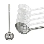 Cucharón para Wok Acero Inox C/Mango Antideslizante 0.6Kg