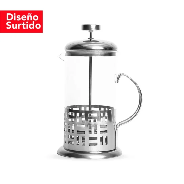 10033034-1 Cafetera Francesa Piston 1000Cc (Acero 201 ) (Diseño Surtido) - Imagen 1