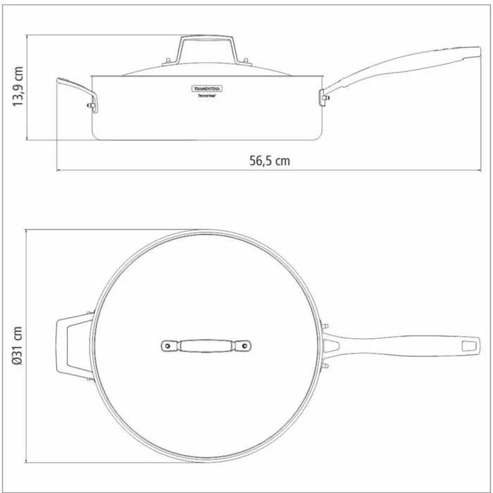 Sarten A/Inox. 30Cm Grano - Imagen 2