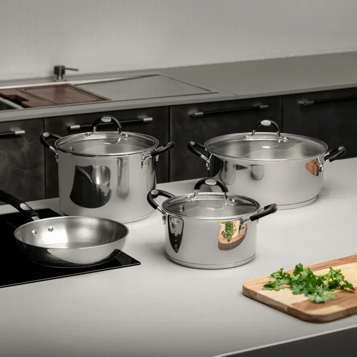 Juego de Ollas Astro Silicone x7Pzas A/Inox (OH20+O30+OA24+S24) - Imagen 3