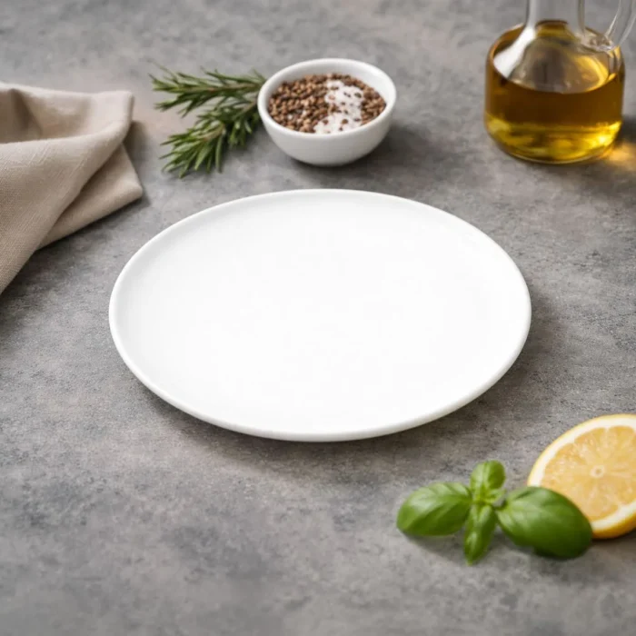 Plato Tendido Coupe Actualite Blanco de Porcelana 9.3" | 23.6 cm | Caja 24 Piezas - Imagen 3