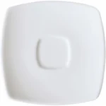 Plato Cafe 13 Cm Cuadrado Actualite Blco - Vajillas Corona