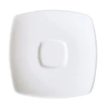 Plato Te 16.5 Cm Cuadrado Actual Blco - Vajillas Corona